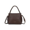 Borsa ecopelle martellata a coulisse con manico intrecciato EC5087