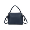 Borsa ecopelle martellata a coulisse con manico intrecciato EC5087