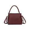 Borsa ecopelle martellata a coulisse con manico intrecciato EC5087