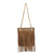 Borsetta shopper in ecopelle a frange e tracolla a catena Enrico Coveri EC6325