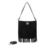 Borsetta shopper piatta a spalla con frange Valentino Creations VC619