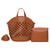 Borsa shopper in ecopelle traforata laserata Enrico Coveri EC6278