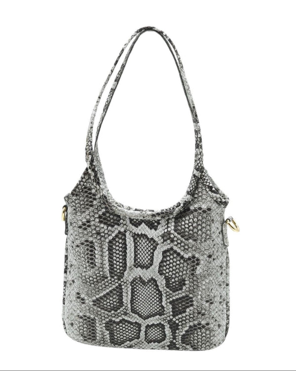 Borsetta in vera pelle stampata 7372