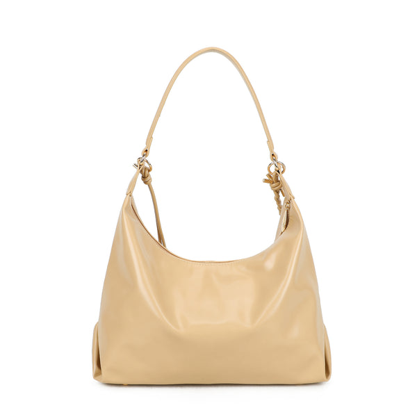 Borsa a spalla in ecopelle lucida con doppio manico Mariella Burani MB018