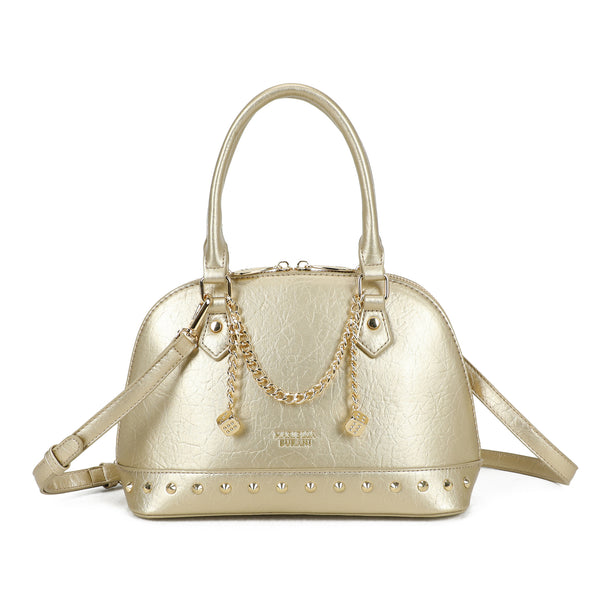 Borsa bauletto in ecopelle con charms e borchie Mariella Burani MB7064