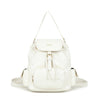Zainetto in ecopelle con tasche e patta e chiusura a coulisse MB7062