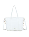 Borsa spalla shopper in ecopelle con borchie laterali Mariella Burani MB710
