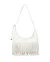Borsa a spalla shopper in ecopelle Mariella Burani con frange MB714