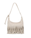 Borsa a spalla shopper in ecopelle Mariella Burani con frange MB714