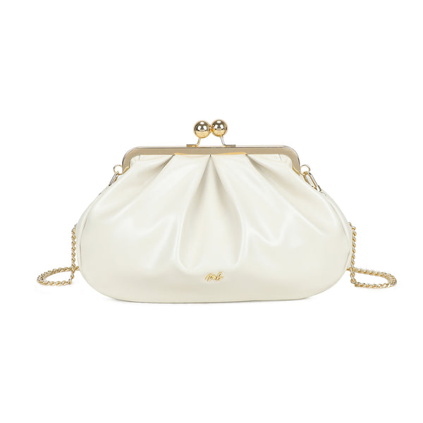 Borsa cupcake pochette in ecopelle Mariella Burani con chiusura a scatto MB6318