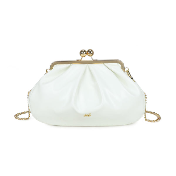 Borsa cupcake pochette in ecopelle Mariella Burani con chiusura a scatto MB6318