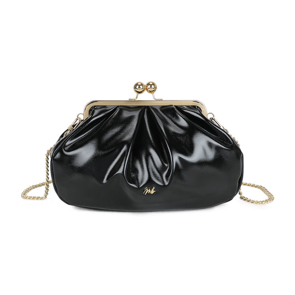 Borsa cupcake pochette in ecopelle Mariella Burani con chiusura a scatto MB6318