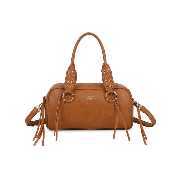 Borsa bauletto in ecopelle effetto vintage con frange Mariella Burani MB717