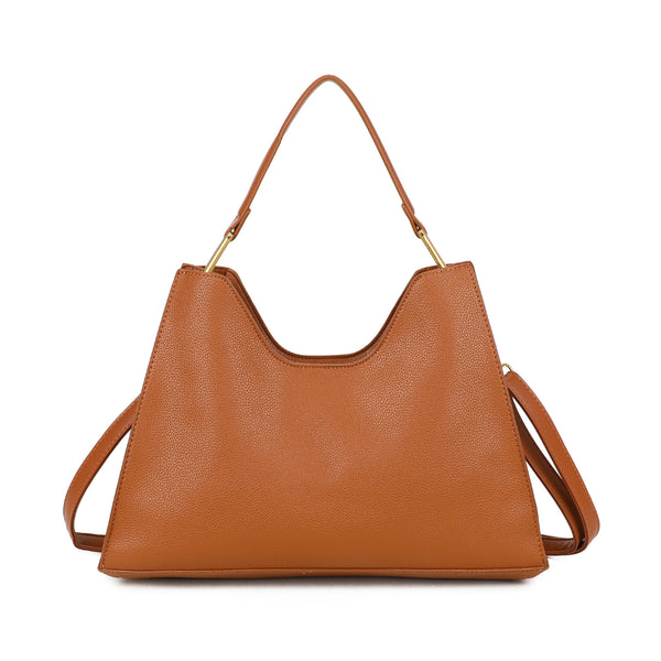 Borsa a mano con dettagli traforati Enrico coveri in ecopelle con pochette rimovibile EC6280