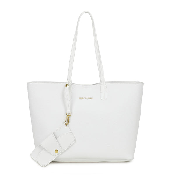 Borsa shopper in ecopelle Enrico Coveri con portaocchiali EC6281
