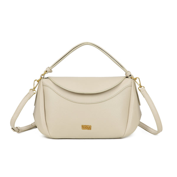 Borsetta a mano in ecopelle con patta Enrico Coveri EC2255