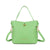 Borsa shopper in ecopelle Enrico Coveri con chiusura turn lock e pochette rimovibile EC2251