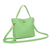 Borsa shopper in ecopelle Enrico Coveri con chiusura turn lock e pochette rimovibile EC2251