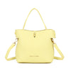 Borsa shopper in ecopelle Enrico Coveri con chiusura turn lock e pochette rimovibile EC2251