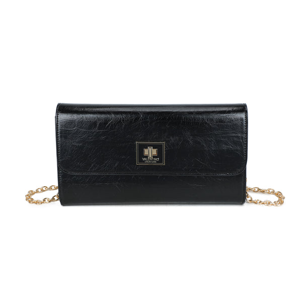 Pochette in ecopelle grande con patta Valentino Creations VC525