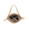 Borsa a secchiello in ecopelle con borchie e chiusura a coulisse VC523
