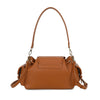 Borsa a spalla in ecopelle con patta e tasche laterali VC2012
