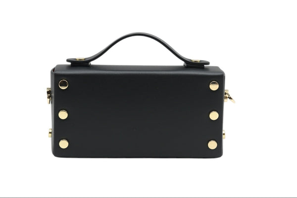 Borsa in vera pelle VALENTINO Creations con inserti in acciaio V853