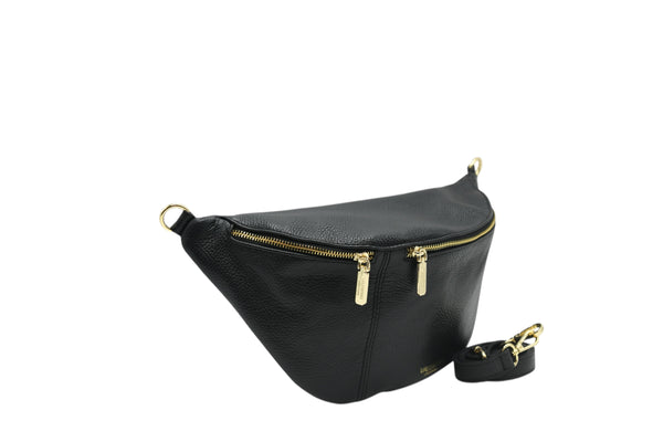 Marsupio a doppia zip Valentino Creations in vera pelle V862