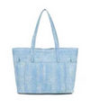 Borsa shopper in jeans Enrico Coveri EC6296 con disegno frontale